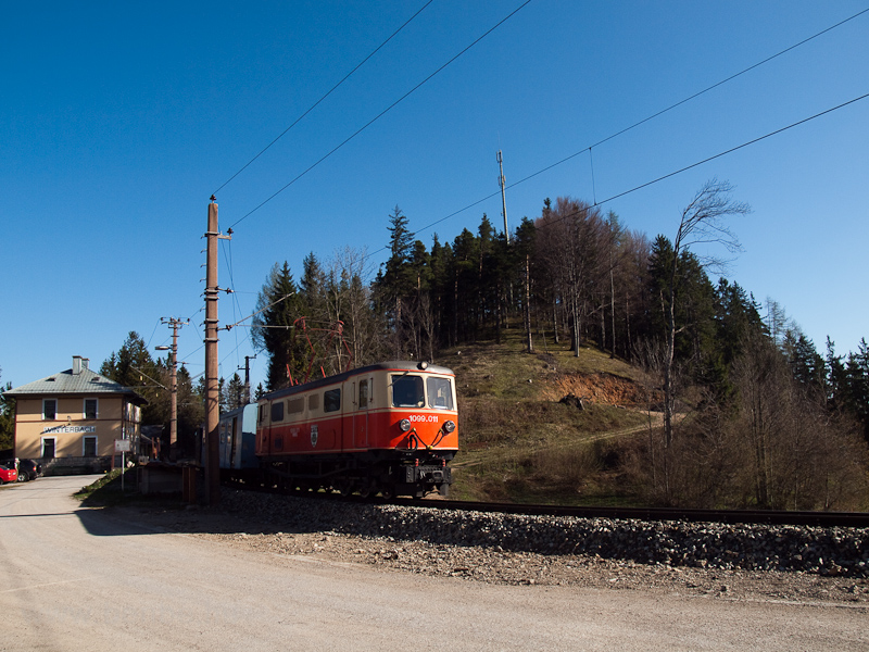 A Mariazellerbahn 1099.011 Winterbachban fot