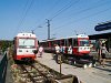 The BB 5090 014-1 and the 5090 015-8 at St. Plten Hauptbahnhof