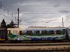 A Mariazellerbahn reklámkocsijai egy színes, hangulatos szerelvényt alkottak, többnyire a reggel St. Pöltenbe közlekedő Dirndltaler gyorsvonatként lehetett fotózni őket - a képen a Kirchberg an der Pielach-kocsi