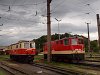 A NÖVOG 1099 004 és a 2095 015 St. Pölten Alpenbahnhofon
