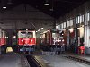 The depot at St. Plten Alpenbahnhof with 1099.001 and 1099 013 inside