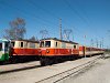 The NVOG 1099.001 is seen arriving in Klangen with a completely Jaffa-coloured train