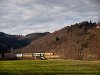 Az ÖBB 1099.004 halad a kora délutáni Dirndltalerrel a Steinklamm melletti Pielach-hídon
