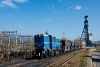 The EM Lonea L45H 086 seen at the CFI EM Lonea narrow gauge industrial railway at Petrila