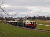 The BB 2095.05 seen near Weitra with the castle in the background