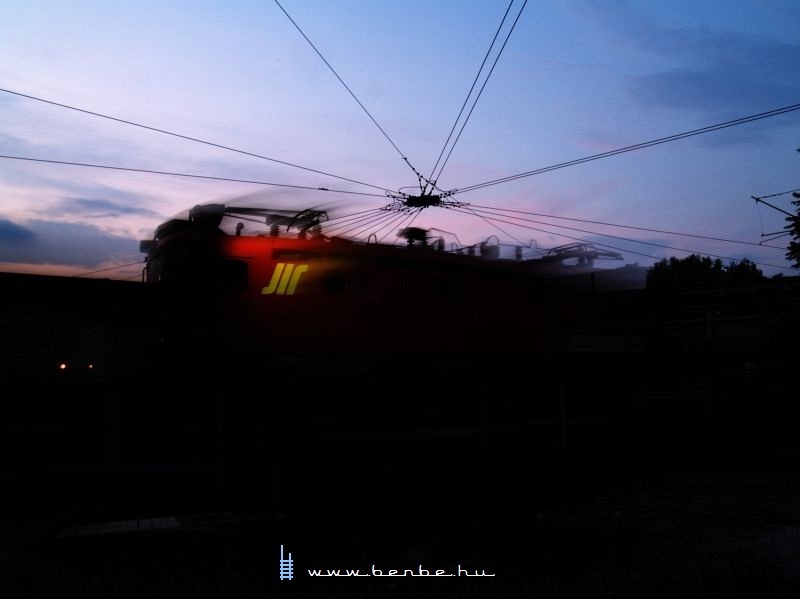 The 441-001 at the turntable of the auxiliary roundhouse photo