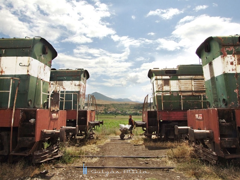 At the scrapyard at Prrenjas photo