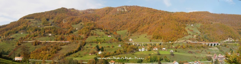 A Tara (immr nemzetkzi) gyorsvonat Slijepac Most s Bijelo Polje kztt fot