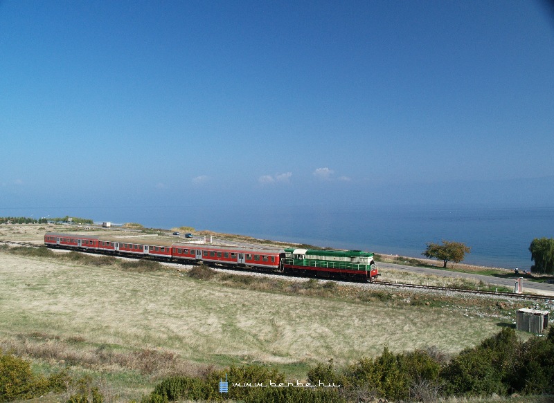 The T669 1047 between Lin and Memelisht and the coast of Lake Ohrid photo