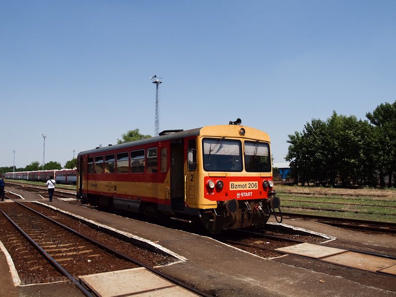 A MV-START Bzmot 206 Szentes llomson fot