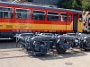 A Bzmot 378 Bz-forgóvázakkal a szolnoki járműjavítóban