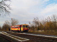 A MÁV-START Bzmot 379 Komádi állomáson