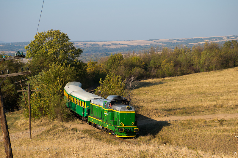 The CFR Calatori 69 0003-4 seen between Bradisoru de Jos and Oravita photo