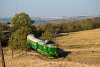 The CFR Calatori 69 0003-4 seen between Bradisoru de Jos and Oravita