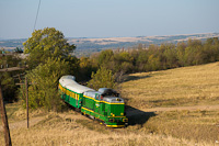 The CFR Calatori 69 0003-4 seen between Bradisoru de Jos and Oravita