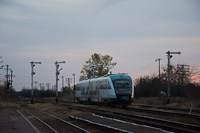 Egy ismeretlen CFR Calatori Desiro Vojtek állomáson a Szeged-Temesvár-Báziás fővonalon