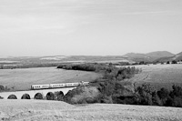 The CFR Calatori 69 0003-4 seen between Oravita and Bradisoru de Jos