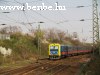 The BDt 454 is arriving at Pestszentlõrinc on the left track