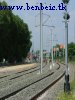 Catenary poles on the Szentendre HV line