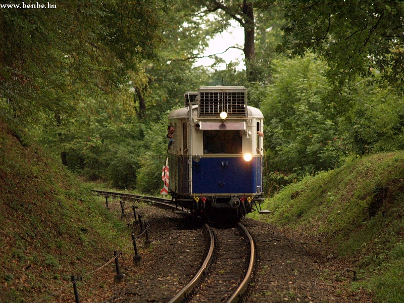 The historic railcar of the Children’s Railway near Hvsvlgy photo