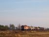 The M62 157 with the day's only freight train