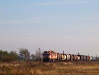 The M62 157 with the day's only freight train