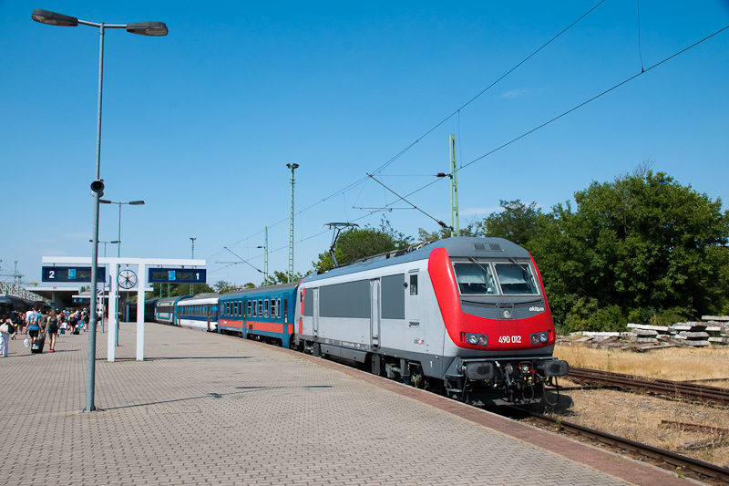kép A MÁV 490 012 pályaszámú Alstom Astride Kelenföld állomáson fotó