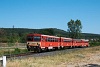 A MÁV Bzmot 343 Szepezdfürdő és Révfülöp között