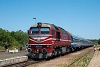 A MÁV M62 127 Zánka-Köveskál állomáson