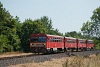 A MÁV Bzmot 343 Zánkafürdő (Zánka-Erzsébettábor) és Zánka-Köveskál között