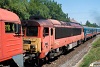 A MÁV 418 320 Zánka-Köveskál és Balatonszepezd között
