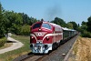 A MÁV Rail Tours M61 001 Fövenyes és Balatonudvari között