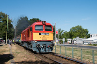 A MÁV M62 116 Badacsony megállóhelyen