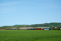 A MÁV Rail Tours 0001 1535 pályaszámú <q>Viking</q> Aszófő és Örvényes között