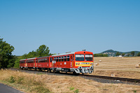 A MÁV Bzmot 001 (ex-Bzmot 231) Zánkafürdő és Zánka-Köveskál között