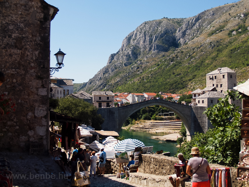 Mostar - az reg hd a Neretva fltt fot