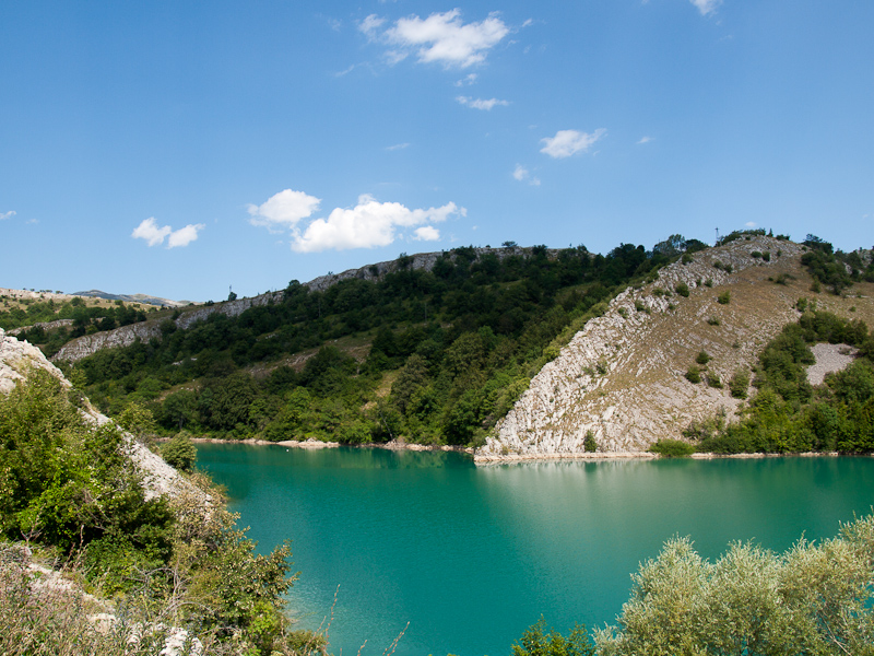 A Bilecsa-t (Bileko jezero) Trebinje kzelben fot