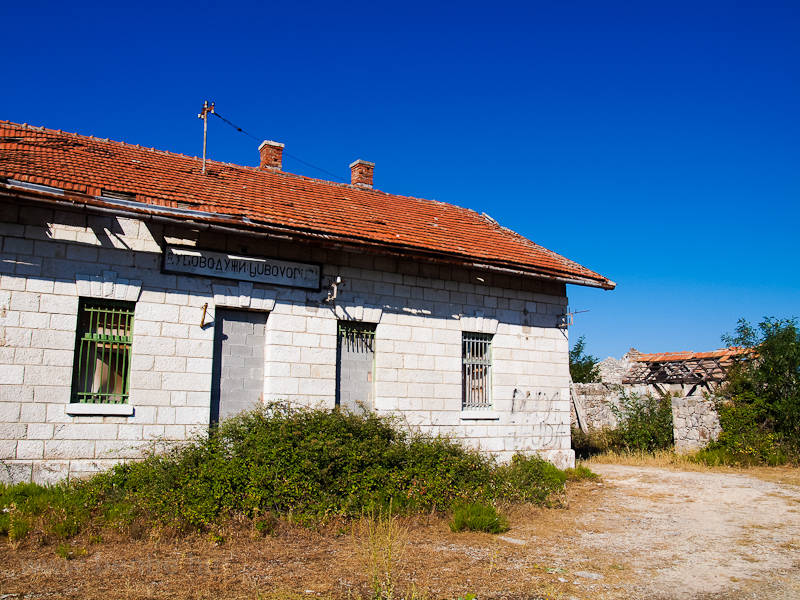 The old narrow-gauge railway station of Ljubovo-Duži, between Trebinje and Hum photo