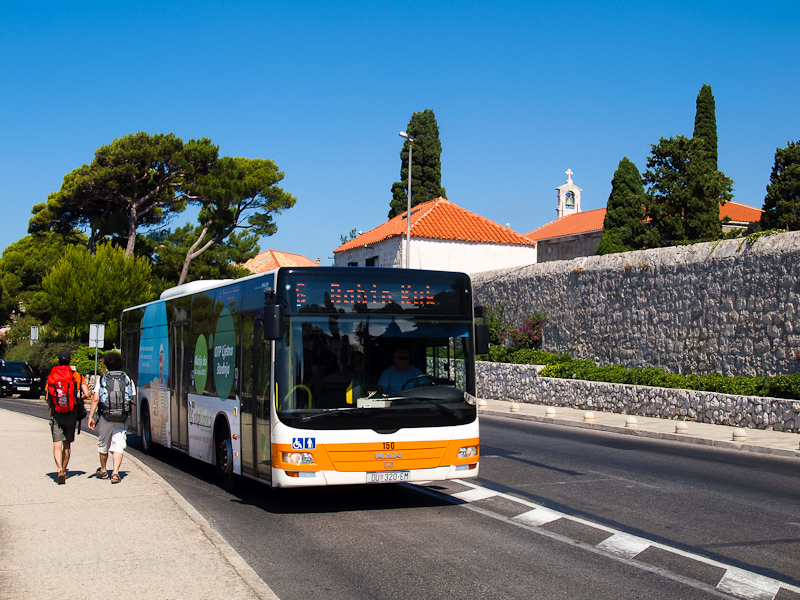 Autbusz Dubrovnikban fot