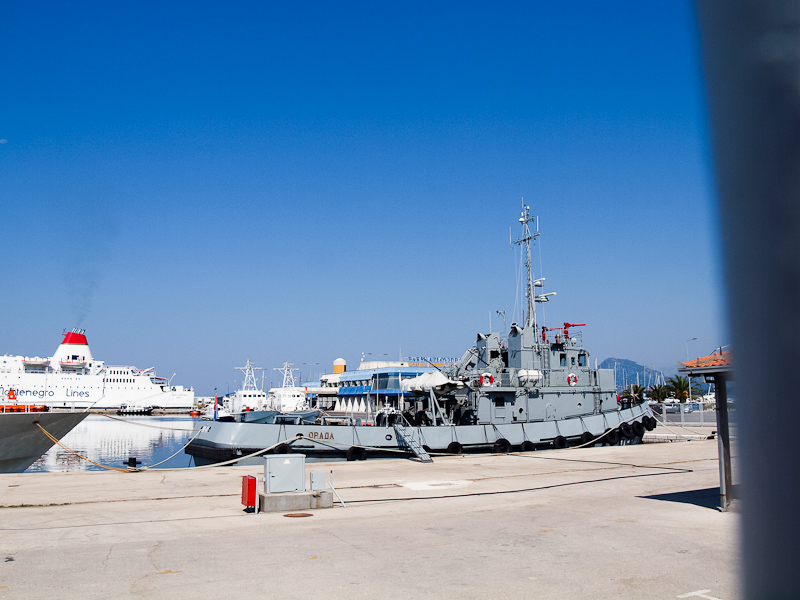 Ships of the Montenegro navy at Bar photo