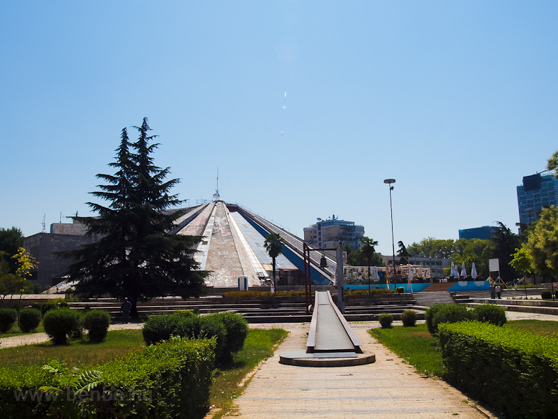 Tirana, the Pyramid of Enver Hoxha photo