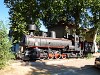 The JŽ 83.056 76 cm narrow-gauge steam locomotive exhibited at Trebinje station