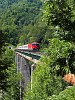 The Serbian Railways 461-021 is seen on the Tara-viadukt near Kolasn