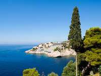 The Adriatic sea at Dubrovnik
