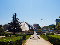 Tirana, the Pyramid of Enver Hoxha