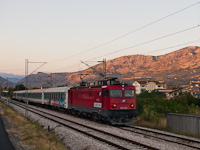 A Szerb Vast 461-021 plyaszm gpe a Szabadka-Bar jszakai vonattal Podgoricba rkezik