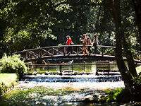 The springs of the river Bosna (Vrelo Bosne Park) nexto to Sarajevo