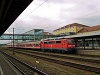 Silberling push-pull trainset at Regensburg Hauptbahnhof (DB AG 111 167-3)
