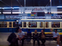 The MVG Baureihe A 7140+6230 seen at Hauptbahnhof