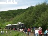 The historic BC mot DMU in the forest between Szokolya and Berkenye